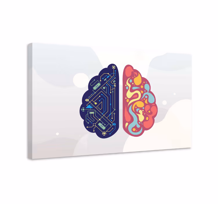 Canvas stilleven en fruit dual brain ontwerp - TenStickers