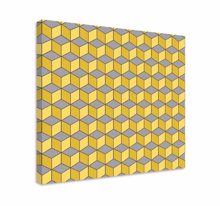 3D canvas schilderij Pantone vierkanten - TenStickers
