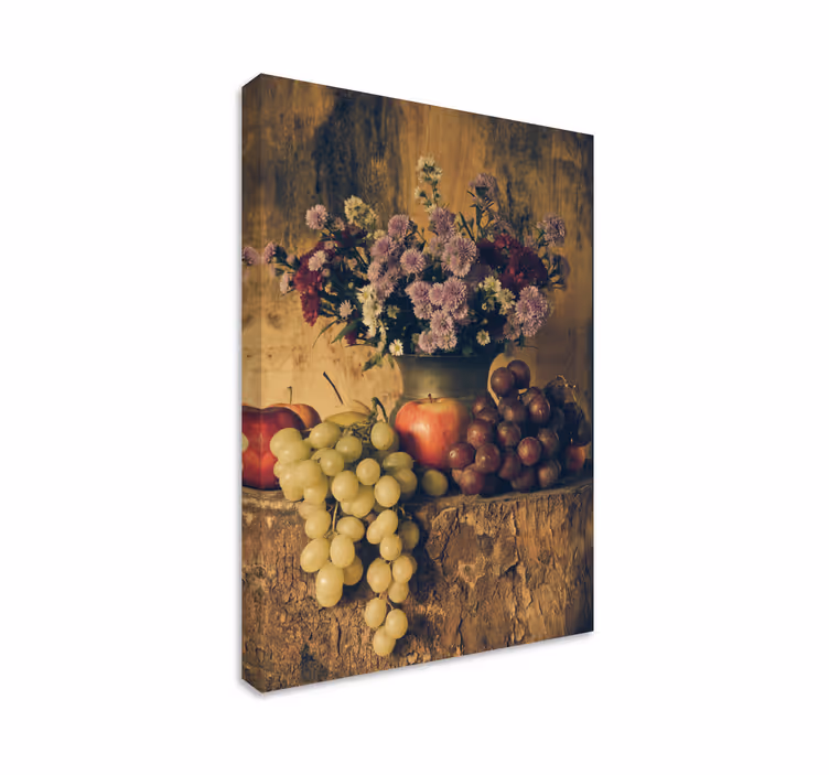Canvas schilderij bloemen en planten fruits en bloemen - TenStickers