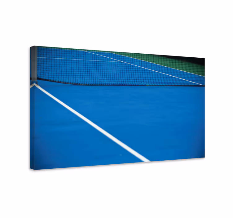 Canvas schilderij sporten tennisbaan markeringen - TenStickers