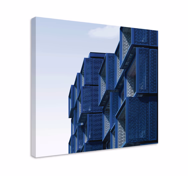 Modern canvas schilderij futuristische architectuur - TenStickers