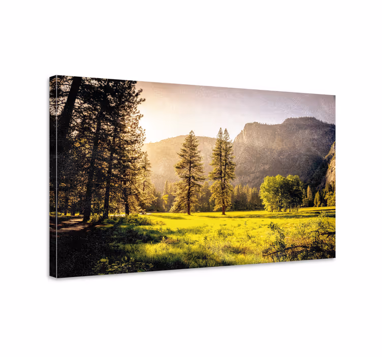 Canvas landschap majestueuze berglandschap - TenStickers