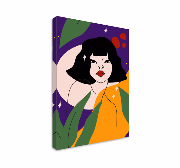 Canvas schilderij mensen en karakters moderne portretten - TenStickers