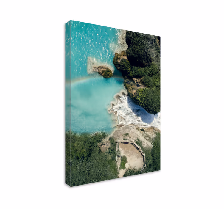 Canvas landschap kustsereniteit - TenStickers