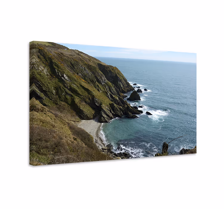 Canvas landschap kustachtig rotsachtig uitzicht - TenStickers