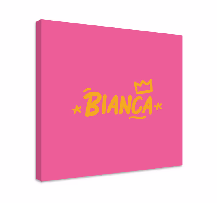 Alphabet canvas schilderij creatieve naam weergave - TenStickers