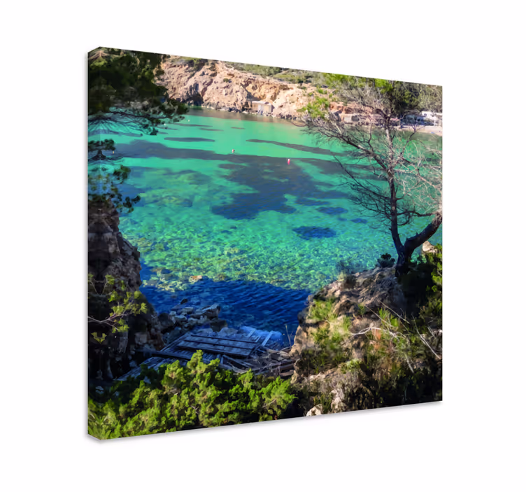 Canvas landschap serenen oceaanlandschap - TenStickers