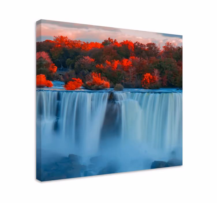 Canvas landschap grand cascade perspectief - TenStickers