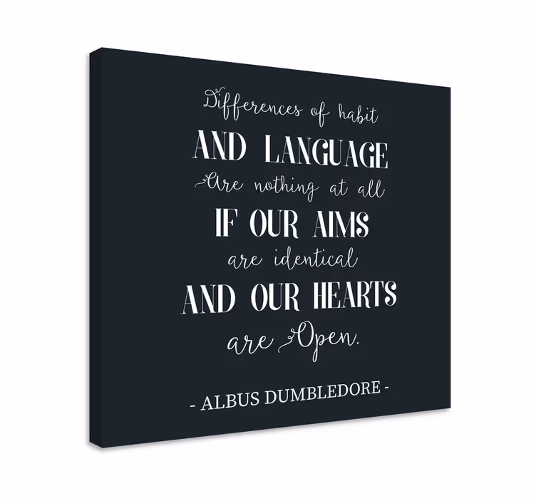 Canvas schilderij tekst inspirerende quote weergave - TenStickers