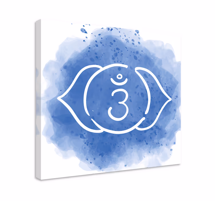 Canvas schilderij boeddha spiritueel symbool - TenStickers