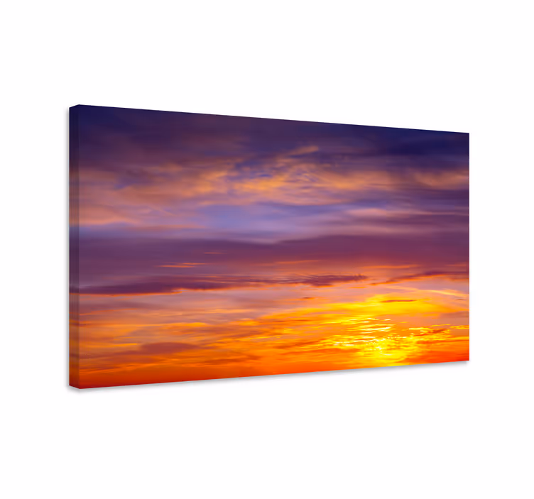 Canvas landschap majestueuze zonsopgang scene - TenStickers