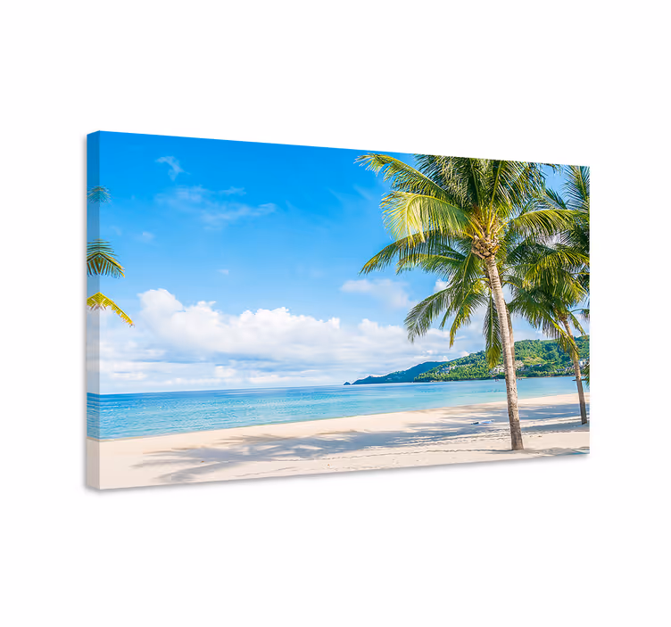 Canvas landschap tropisch kustlandschap - TenStickers