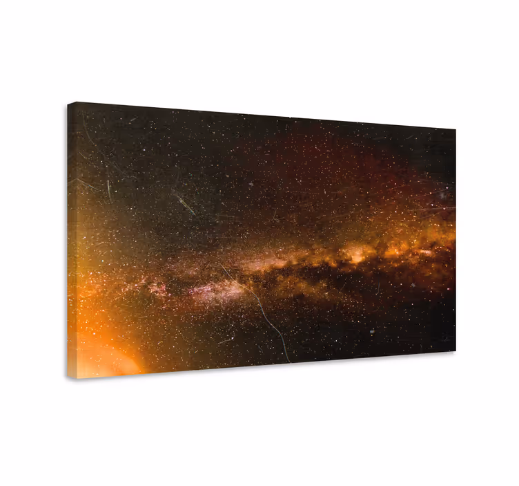 Ornament canvas schilderij kosmisch melkweg tafereel - TenStickers