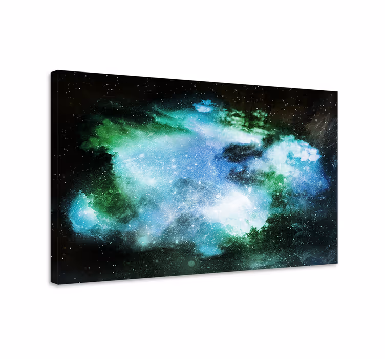 Canvas landschap hemelse melkweg landschap - TenStickers