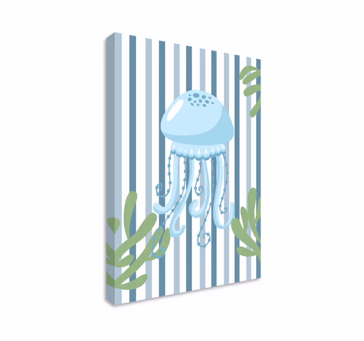 Modern canvas schilderij stijlvol kwal ontwerp - TenStickers