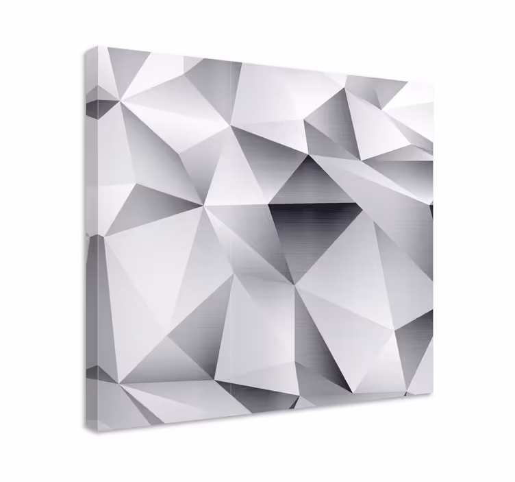 Geometrisch canvas schilderij abstract facetstructuur - TenStickers