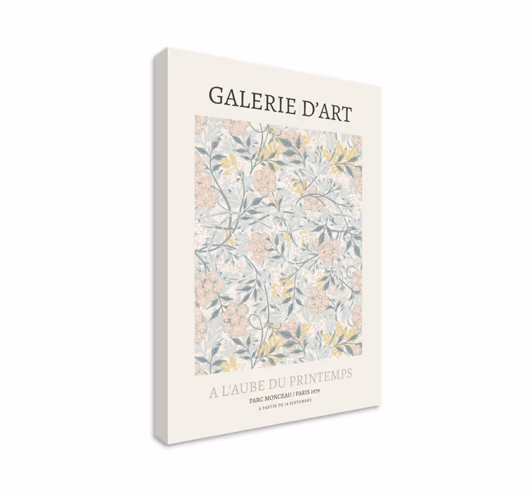 Canvas schilderij bloemen en planten bloemenpatronen ontwerp - TenStickers