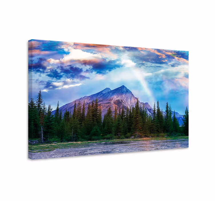 Canvas landschap grote berglandschap - TenStickers