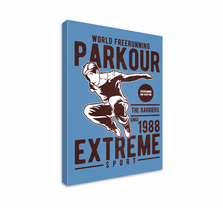 Extreme testss vintage parkour - TenStickers