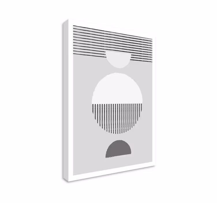 Estilo noordico Canvas schilderij eetkamer - TenStickers