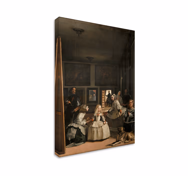 De Dames van de Hofhouding canvas schilderij - TenStickers