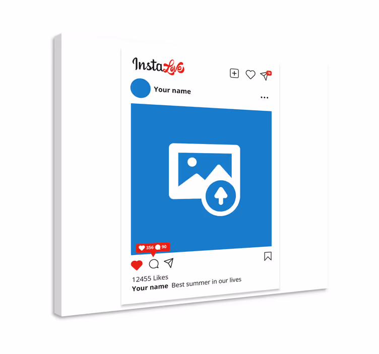 Installeren Gepersonaliseerde canvas schilderij - TenStickers