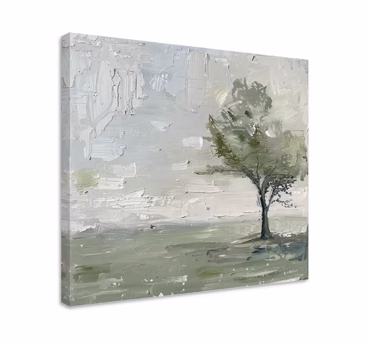 één grote boom Canvas bomen - TenStickers