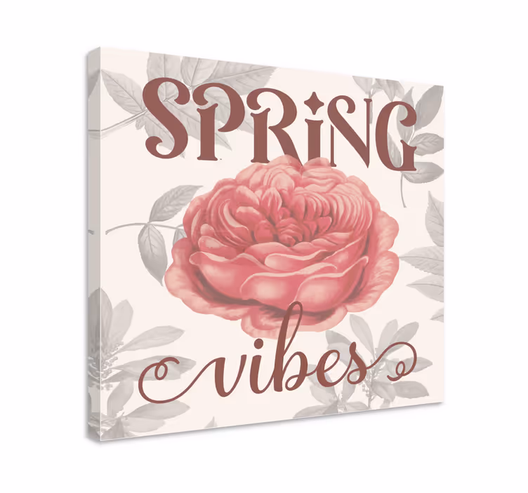 Lente sfeertjes Canvas schilderij woonkamer - TenStickers