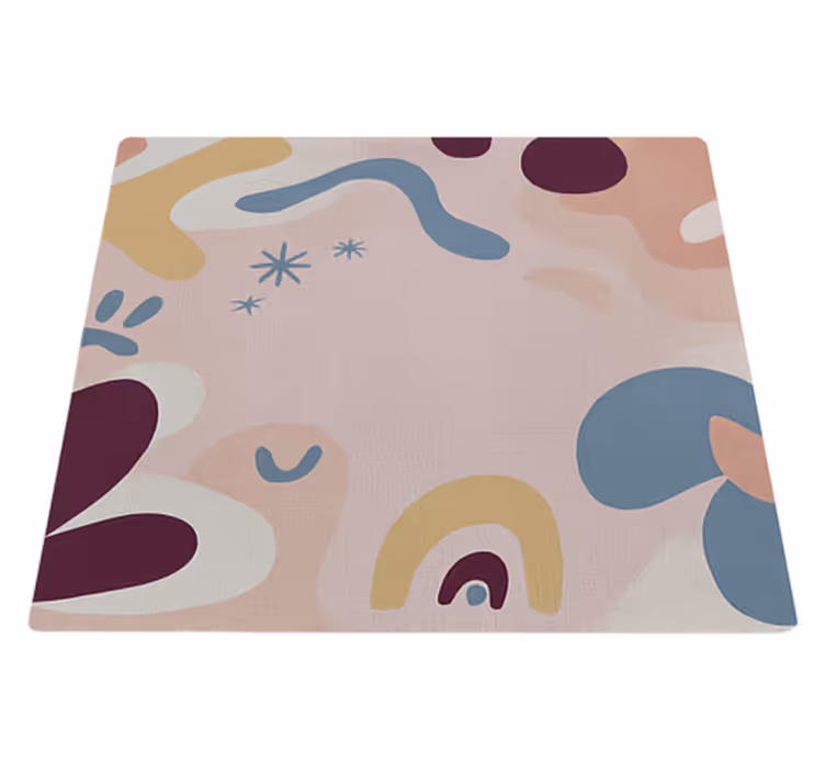 Abstracte moderne stof vinyl tapijt buitenshuis - TenStickers