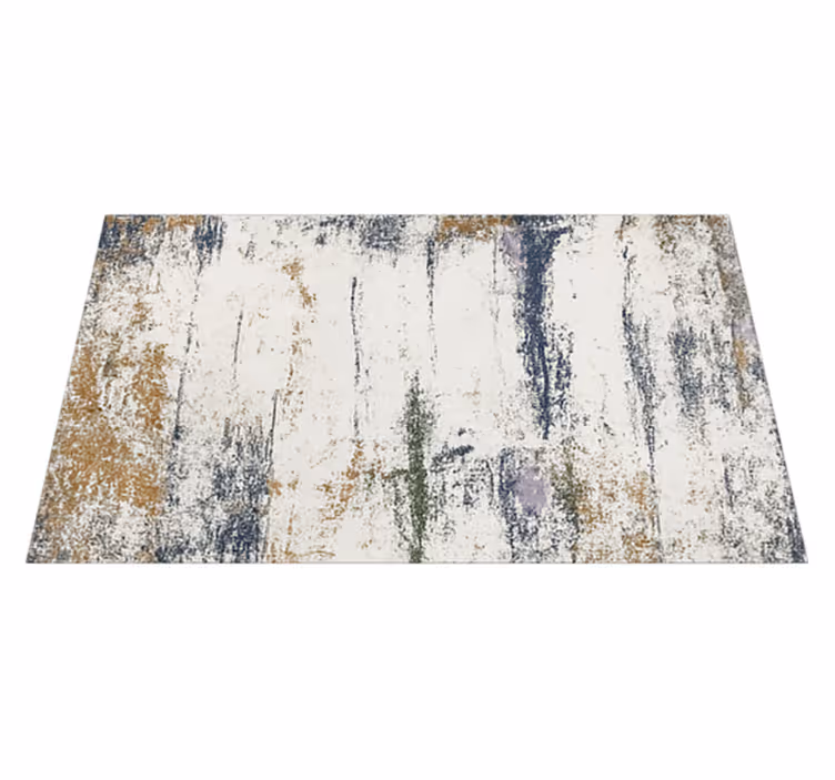 Abstract verweerd ontwerp vinyl tapijt buitenshuis - TenStickers