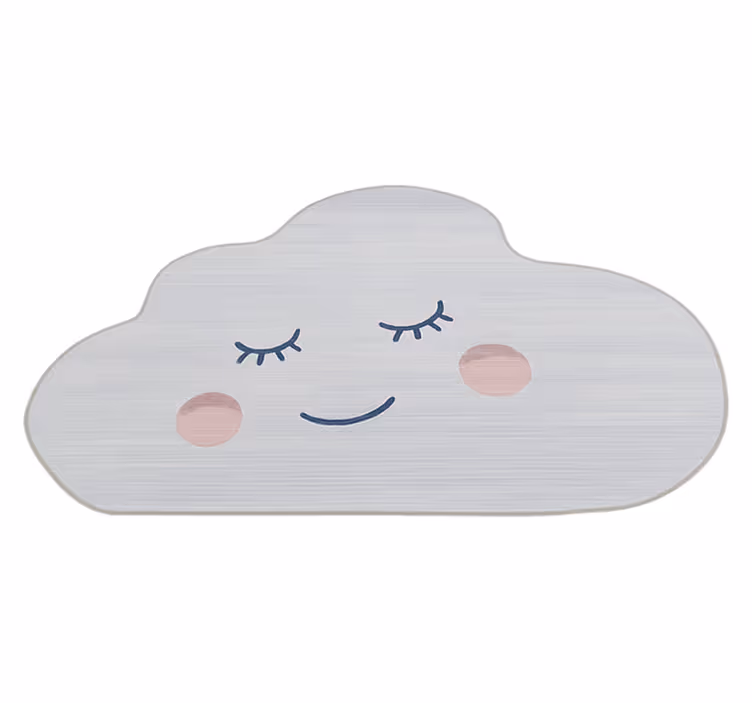 Slapende wolkenontwerp vinyl tapijt meer kinderen - TenStickers