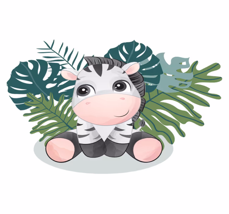 Dieren vinyl tapijt wild africa zebra - TenStickers