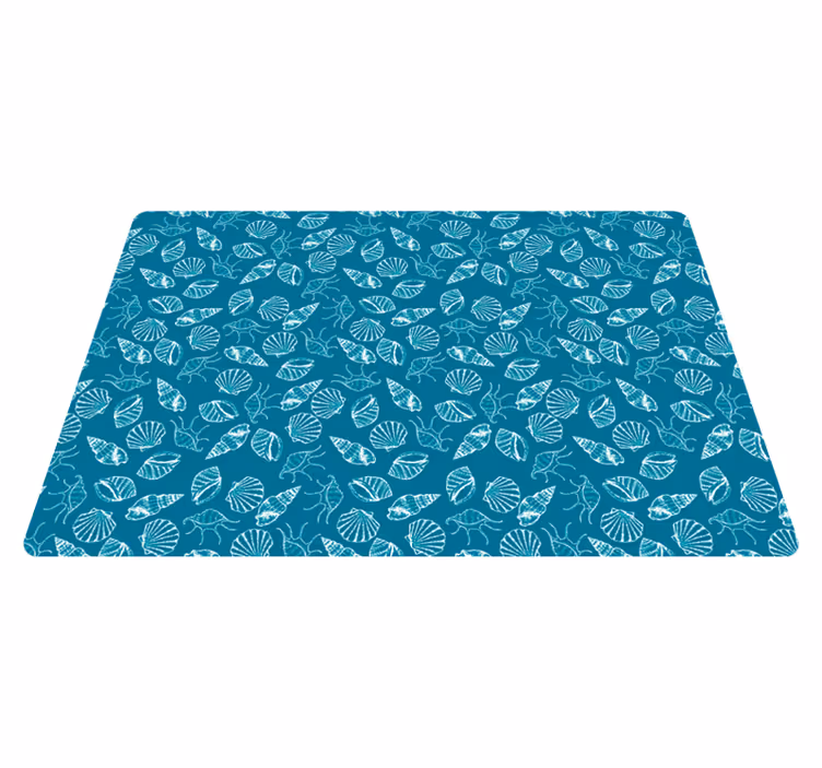 Dieren vinyl tapijt met schelpdier dieren - TenStickers