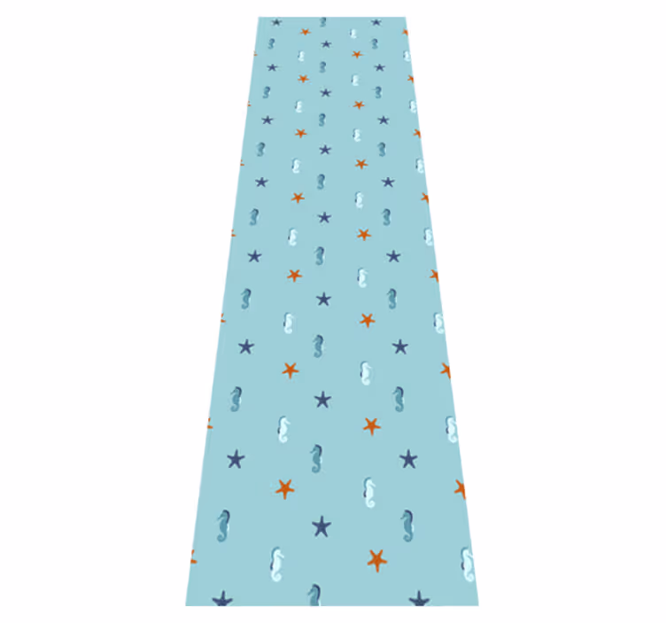 Dieren vinyl tapijt in maritieme stijl - TenStickers
