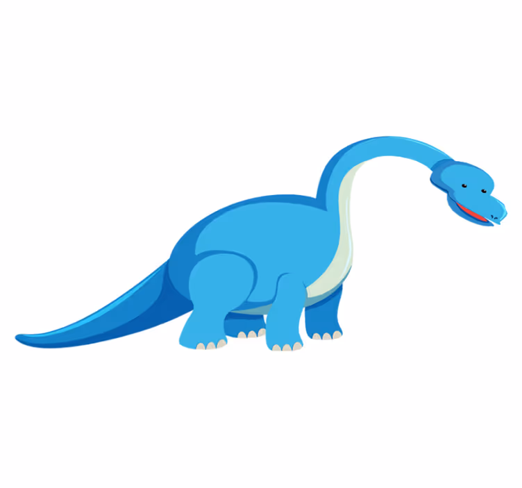 Dieren vinyl tapijt schattige dinosaurussen figuren - TenStickers