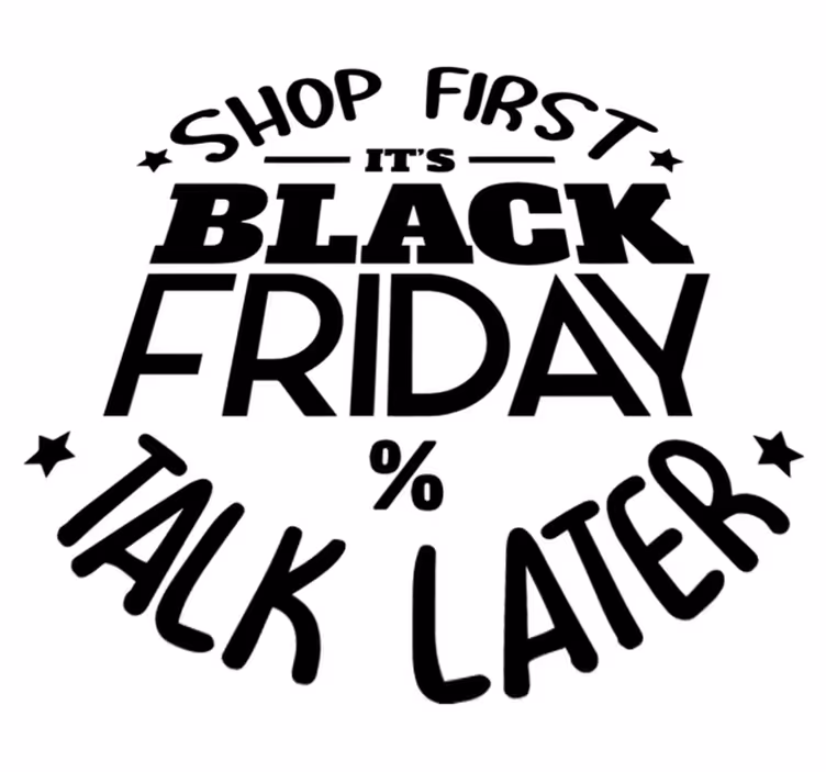 Black friday vinyl tapijt eerst kopen, later praten - TenStickers