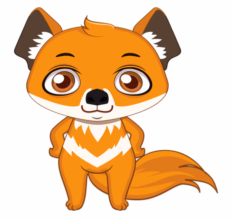 Dieren vinyl tapijt dingo ontwerp - TenStickers