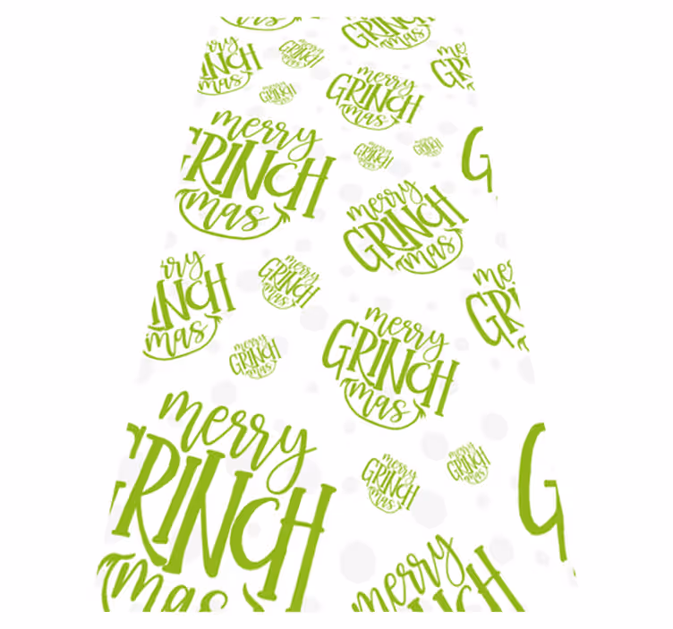 Vinyl tapijt kerstmis originele grinchmas ontwerp - TenStickers