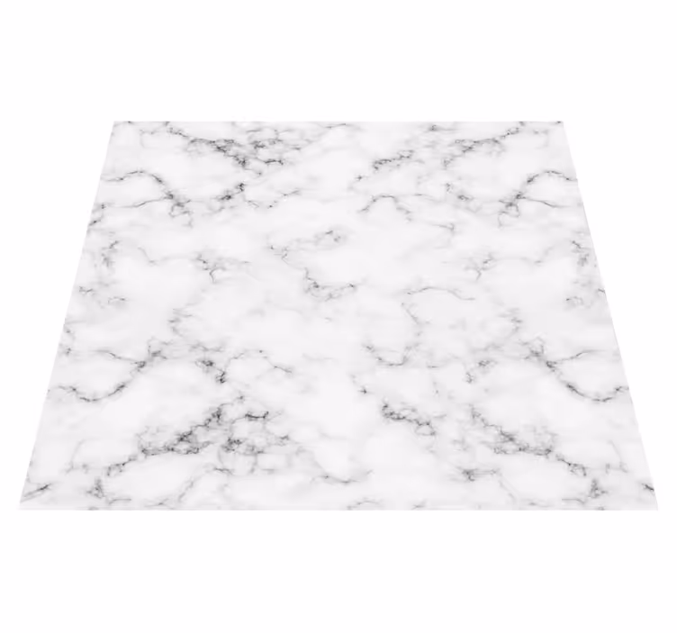 Vinyl tapijt eetkamer grijs marmer voor tafel - TenStickers