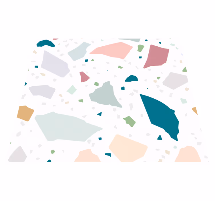 Vinyl tapijt keuken mediterrane terrazzo patroon - TenStickers