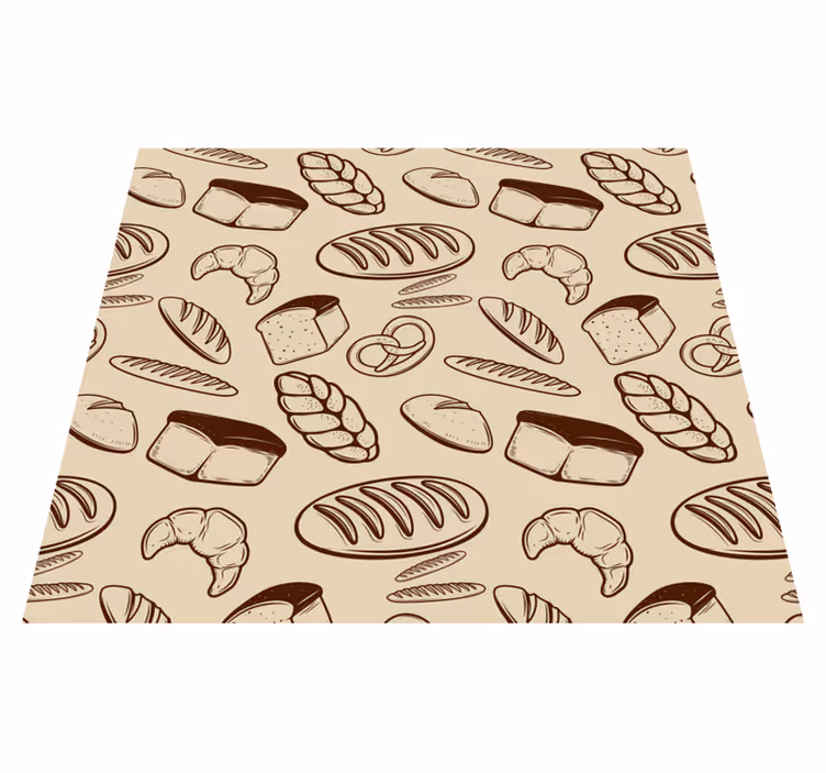Vinyl tapijt keuken bakery naadloos - TenStickers