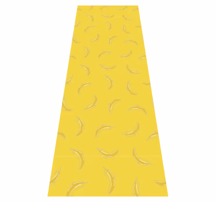 Vinyl tapijt keuken pantone bananen - TenStickers
