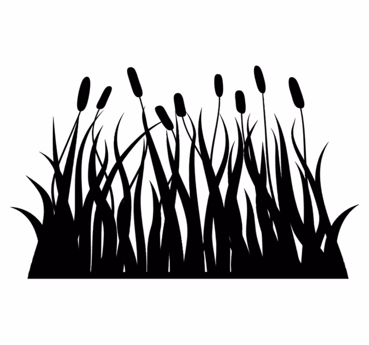 Vinyl tapijt badkamer juncos monokleur - TenStickers
