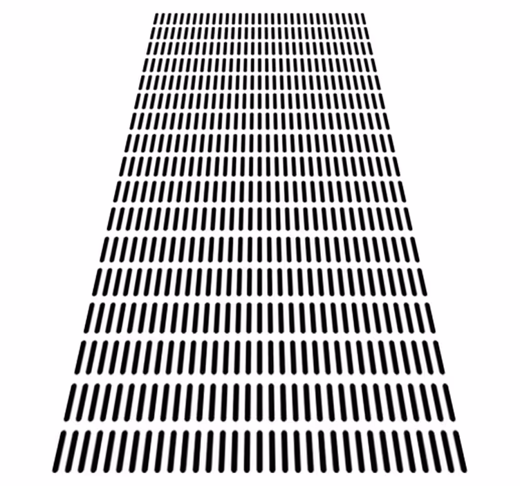 Vinyl tapijt badkamer minimalistische lijnen - TenStickers
