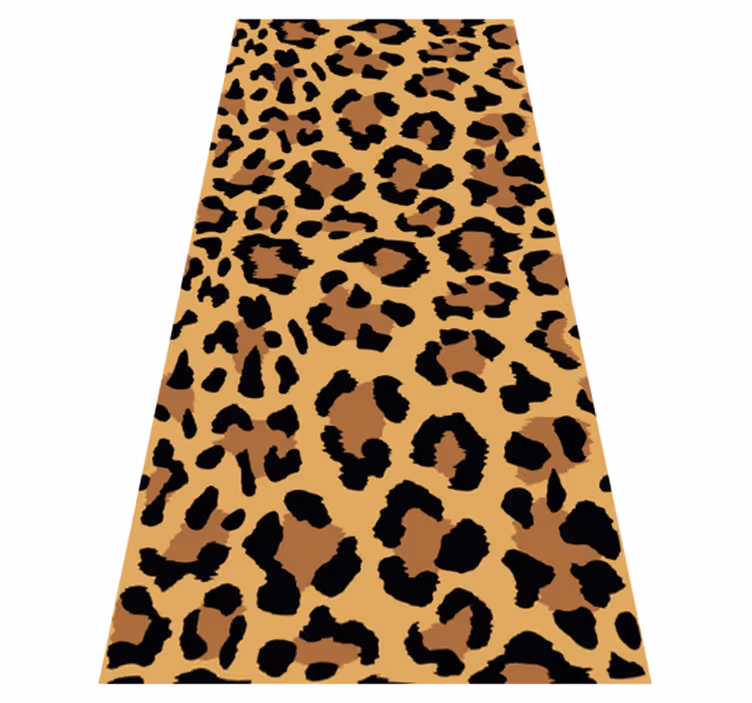 Vinyl vloerkleed dierenprint panterprint - TenStickers