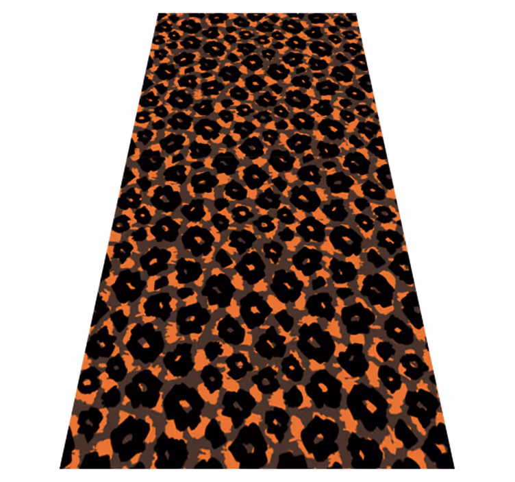 Vinyl vloerkleed dierenprint kalahari luipaardimitatie - TenStickers