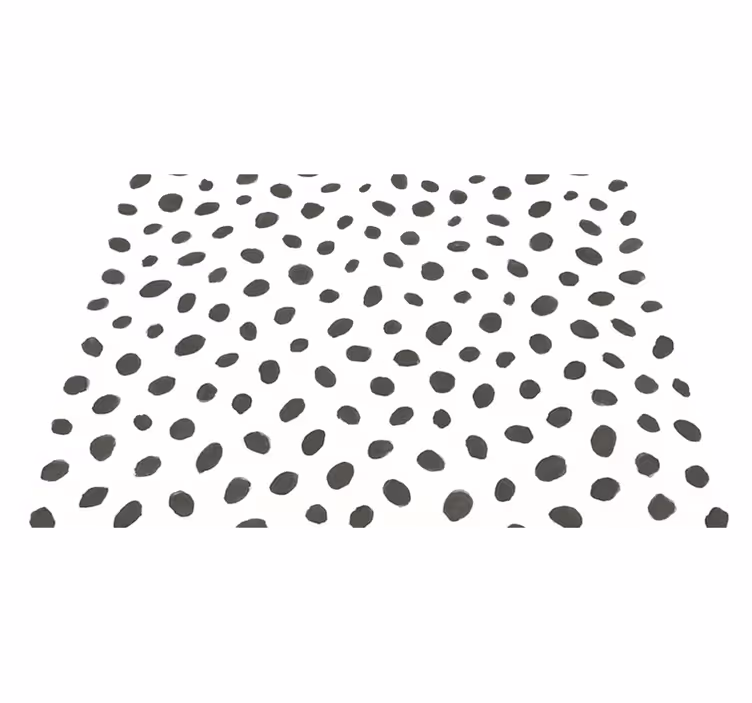 Vinyl vloerkleed dierenprint klassiek dalmata ontwerp - TenStickers
