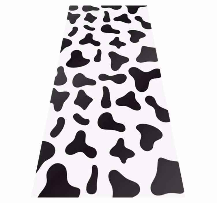 Vinyl vloerkleed dierenprint koeienprint - TenStickers