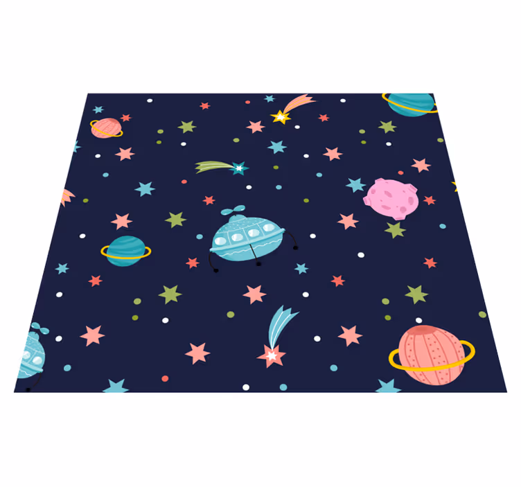 Vinyl tapijt sterren celestiale ruimte - TenStickers