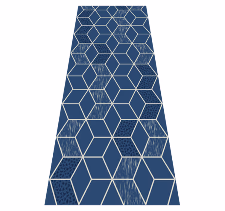 Vinyl tapijt geometrisch distressed vittoria - TenStickers